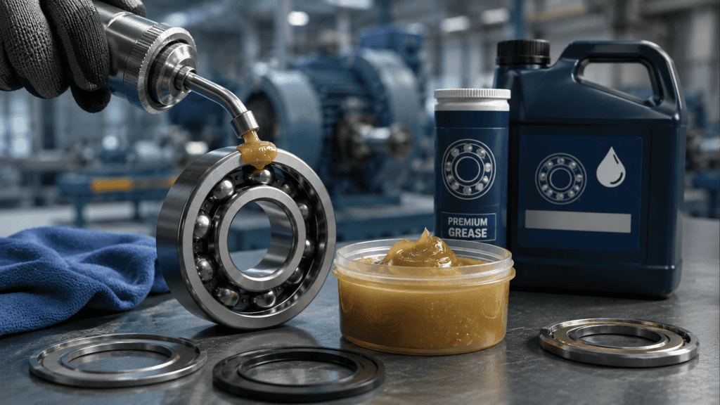 Tips menggunakan pelumas dan grease yang tepat untuk perawatan bearing mesin industri