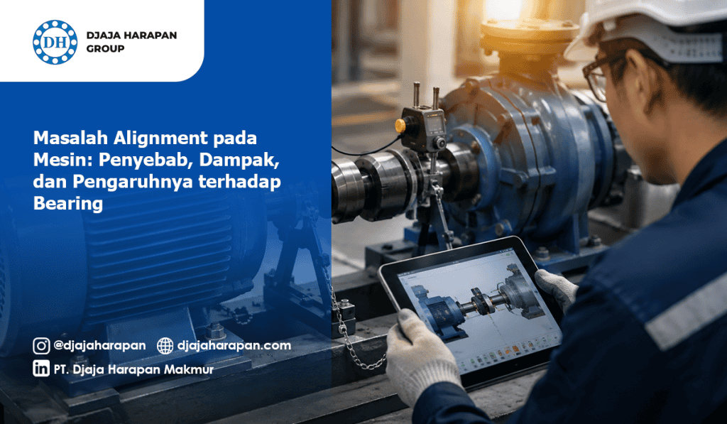 Masalah alignment pada mesin industri dan pengaruhnya terhadap kerusakan bearing oleh Djaja Harapan Group