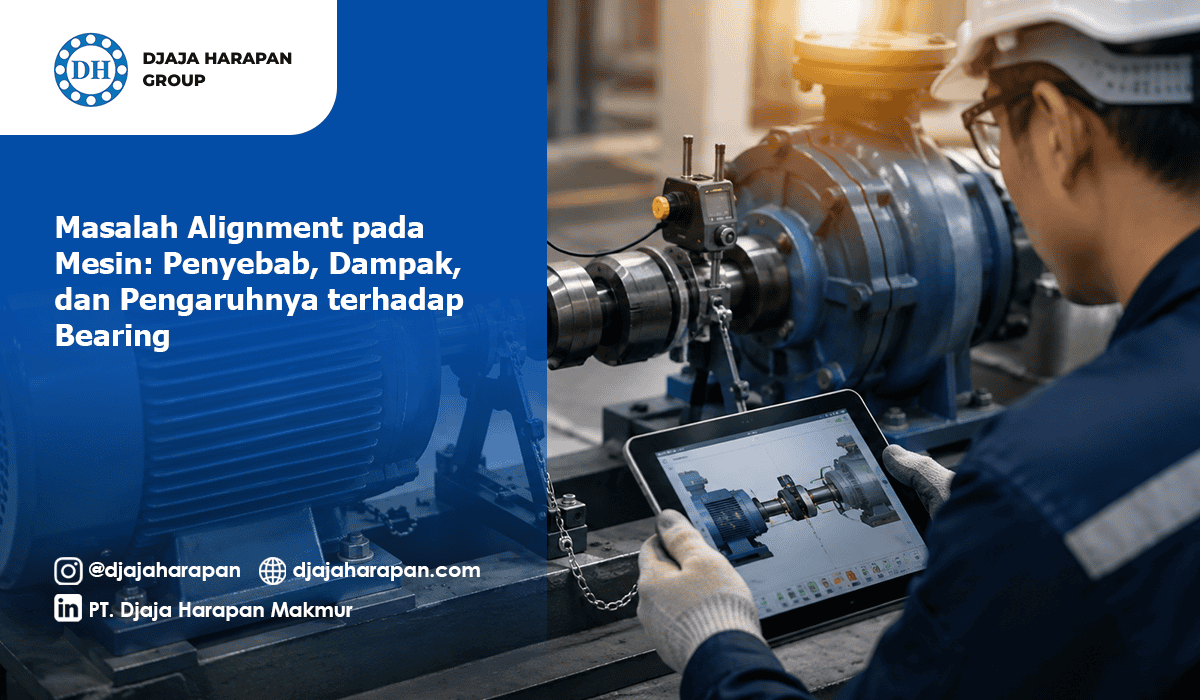 Masalah alignment pada mesin industri dan pengaruhnya terhadap kerusakan bearing oleh Djaja Harapan Group