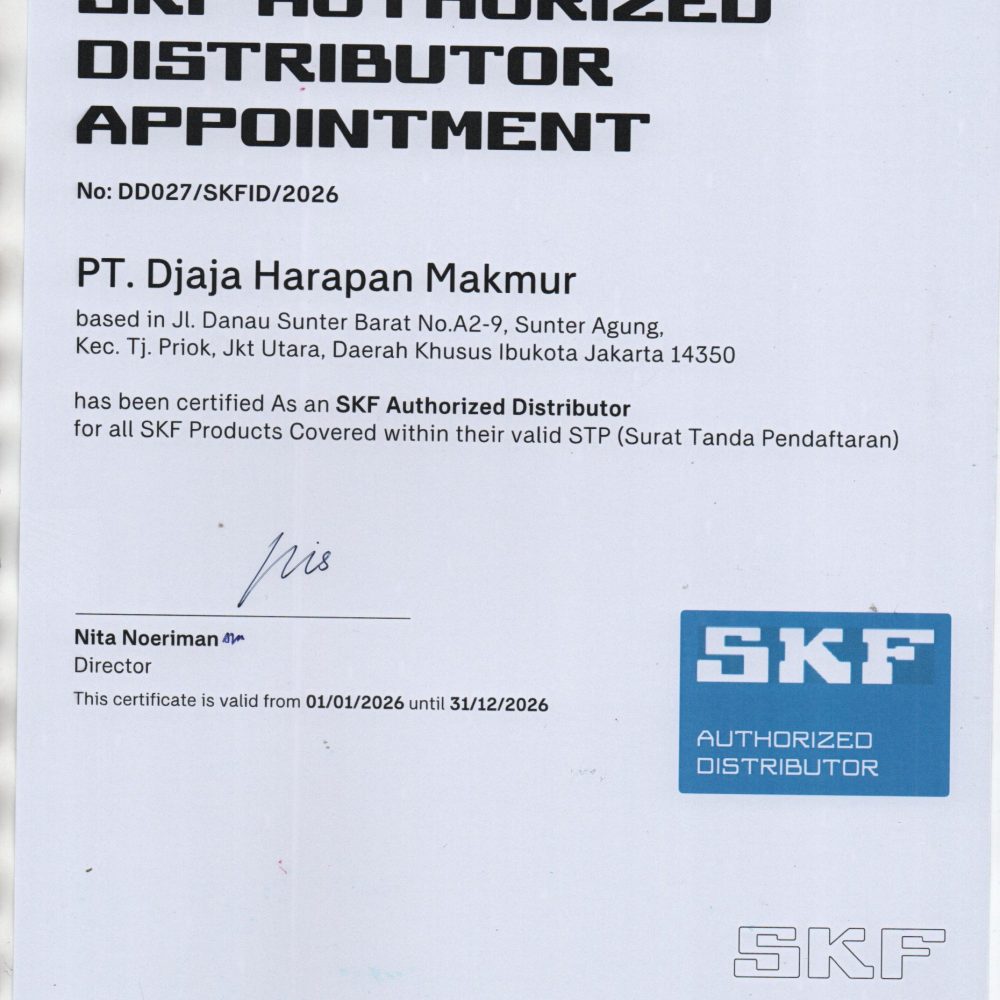 SKF Certificate