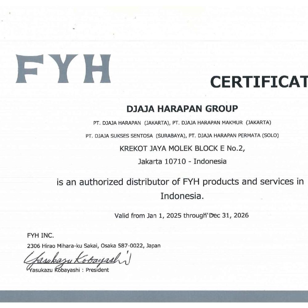 FYH Certificate