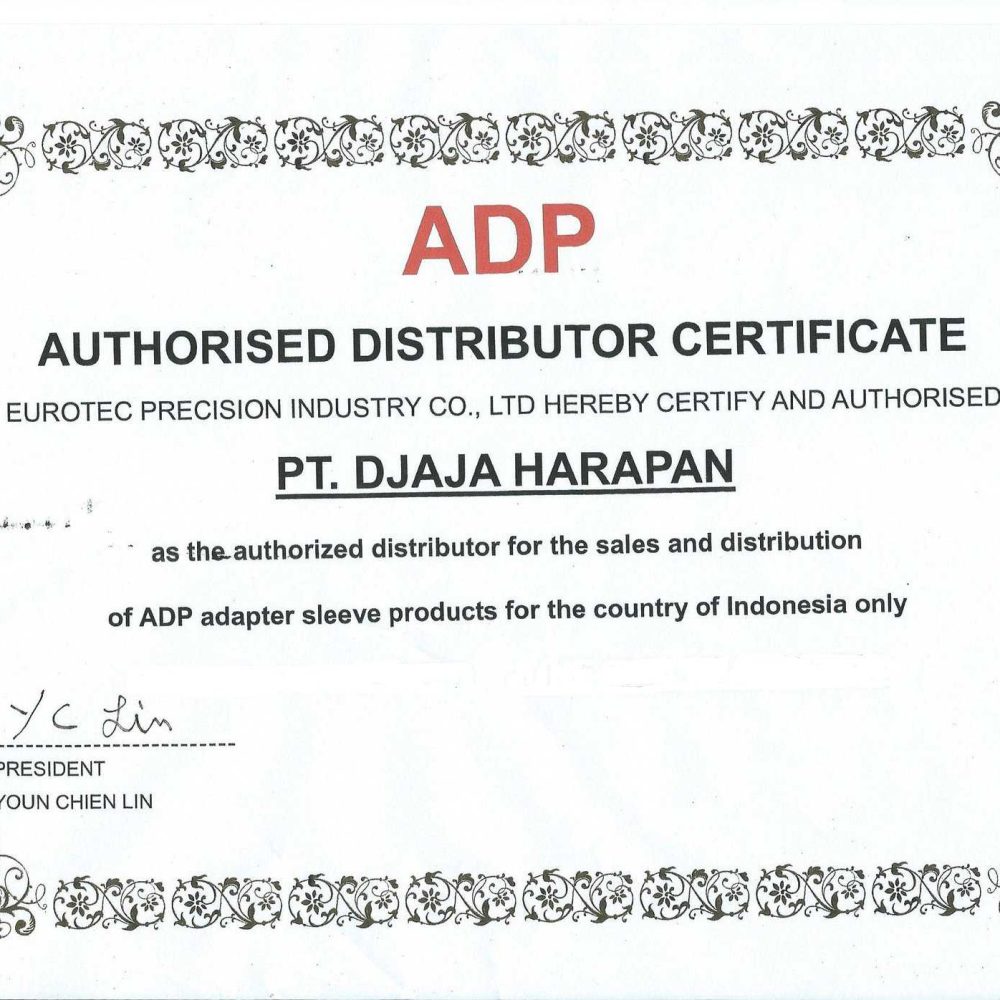 ADP Certificate